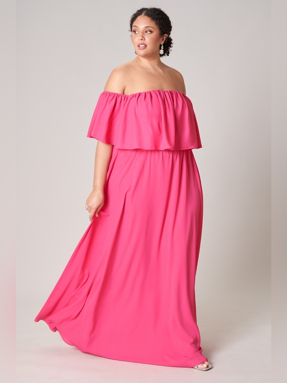 SUGAR LIPS / Enamored Off The Shoulder Ruffle Dress Curve/ NWT / 2x/ $89